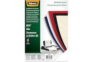 ‎FELLOWES Fellowes Präsentationsdeckblätter Delta (Lederstruktur), 250g/m², elfenbein