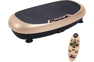 Body Sculpture BM1491 Ultra-Slim Vibration Trainer | 30 Speed Levels | Remote Controllable | Track Your Progress, Rose Gold