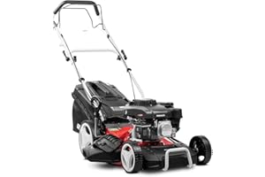 GREENCUT GLM770X – Tondeuse Thermique 150cc 6ch, Moteur 4T autotracté, Lame Acier 460mm, Coupe réglable, bac 55L, idéale pour Jardins Jusqu’à 1400m