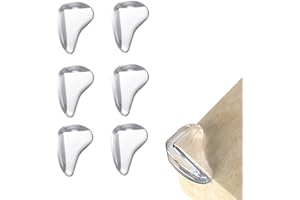 TingDongWei 6 Unidades Protector de Esquinas para Mesas y Muebles, Protecciones Transparentes de Esquina para Bebés y Niño, Fuerte Adhesión Apto para Todas Las Mesas