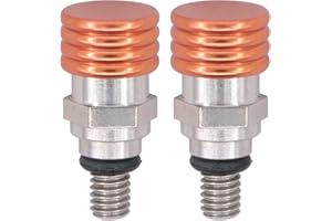 DOO ENGY Gabelentlüfter Gabelentlüftung M4 0.7mm Gabel Entlüftungsventil Schraube Überdruckventil Luft Entlüfter Druckentlastung für KTM SMC 690 EXC 990 Enduro Offroad Husky WP Marzocchi