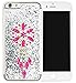 Produktbild Tasche Bling Strass Cover ISENPENK Für 5,5-Zoll Apple iPhone 6 Plus/6S Plus Hülle Silikon Glitzer Muster Tiere [Silber Herz Rose Blumen] Original,iPhone 6 Plus/6S Plus Hülle Silikon Transparent Durchsichtig Case Anti-Scratches wasserdicht Schutzhülle