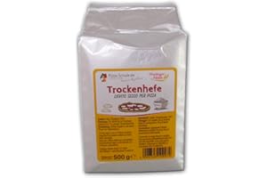 EBANEY Frießinger Mühle Trockenhefe 500g | Hefe Backhefe Bäckerhefe | Ideal für Brot, Pizza, Fladenbrot, Gebäck