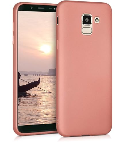 Dual Layer Cover Gold Per Samsung Galaxy J6 - Custodia A Doppio Strato Resistente - Colore Oro - 4