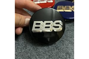 DOCHKA 4 Stück Nabenkappen Felgen Kappen Felgendeckel Radkappen Radnabendeckel Nabendeckel Felgenkappen für BBS,B-60MM