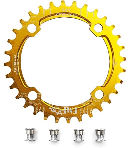 Deckas Corona Ovale 104BCD Per Shimano MTB Bici Anello Catena - Foto 10