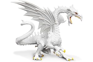 Safari Ltd- Glow-in-The-Dark, Fluoreszierender Schneedrache 10120 Snow Dragon