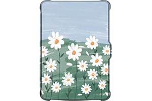 SGKITM Funda Kobo Clara HD 2018 Carcasa Cuero Silicona Flip 360° Automático Despertar o Dormir Función Magnética Airbag Anti Choque Montaña de Nieve Estuche para Kobo Clara HD 2018 Pantalla 6" (6)