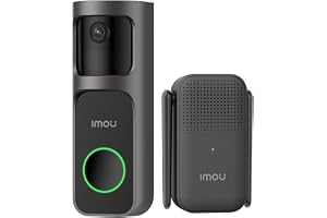 Imou Video Doorbell 30° Pan Lens Doorbell Camera Trådlös Human Detection Two-way Talk Doorbell Motion Sensor med ringsignal v