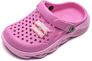 YuanDiann Kinder Clogs Jungen Mädchen Hausschuhe Sandalen Eva rutschfest Atmungsaktiv Leicht Gartenschuhe Kleinkinder Surfen Sommer Schuhe Schwimmbad