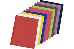 KAXILU Herlitz Manila 10 kartonowych skoroszytów / DIN A4 / 10 kolorów