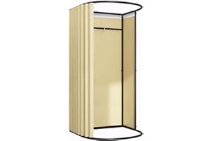 LXSEHN Cabine D'essayage Portable, Mobile Magasin Vêtements D'essayage, 200X100X95CM Vestiaire Centre Commercial, Temporaire Portable Écran, Écran de Confidentialité pour Salle Bain