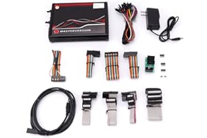 ‎QIILU ECU Programming Tool ECU Programmiertool Masterversion, V7.020 ECU-Programmiertool Unbegrenztes Token-Autodiagnosetool mit roter Leiterplatte, für 76FXXX, für PSA 17.4.4, für E83, für 276ECU, für 76F