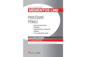 Mémentos LMD - Procédure pénale 2016-2017