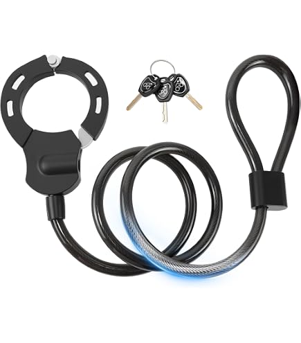 Antivol à Code Pour Scooter électrique - Câble Acier 12mm X 1,2m, étanche, Pour Xiaomi/Ninebot