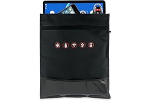 Meichoon Bolsa bloqueadora de señal RFID Bolsa de Blindaje Antiseguimiento Bolsa de Robo de espía Radiación el Nuevo Adhesivo Bloqueador de Llaves Cartera para Teléfono Celular