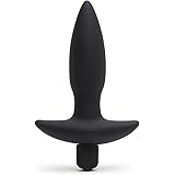 Lovehoney Butt Tingler Vibrating Butt Plug - 3.5 Inch Silicone Anal Plug - Beginner Friendly with Flared Base - 7 Vibration M