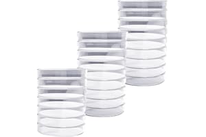 HDGSAFD Paquet De 25 Boîtes De Petri en Plastique, Boîtes De Petri Claires, Boîtes De Petri avec Couvercles, Fournitures De Laboratoire, Boîtes De Petri De Laboratoire