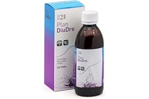 PLAMECA - Plan 21 DiuDre, Con Stevia, Control Peso Corporal, Ayuda ante Retención de Líquidos y Vientre Hinchado, Equilibrio de Líquidos y Excesos, con Alcachofera, Cola de Caballo y Romero - 250 ml