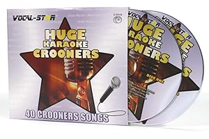 Vocal-Star Crooners Chart Karaoke CDG CD+G Juego de discos 40 canciones - 2 discos