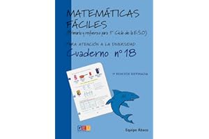 Matemáticas fáciles 18 / Editorial GEU / 6º Primaria / Mejora la resolución de ejercicios matemáticos / Recomendado como apoyo / Actividades sencillas