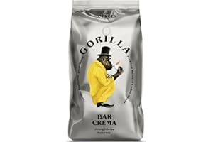 Joerges Kaffee ganze Bohnen Espresso Gorilla Bar Crema, 1 kg