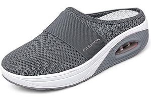 YisiNP Femmes Homme Confortable Chaussures de Randonnée Orthopédiques pour Diabétiques Pantoufles