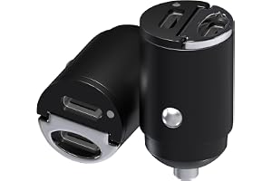 MMOBIEL Dubbel USB-C Billaddningsadapter [2 Pack] - 45W Snabbladdning