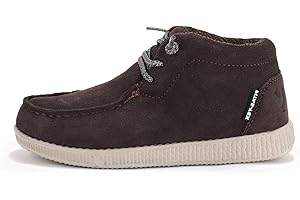 WALK IN PITAS | WP150 HIPROOF JR | Bota de Niño Casual | Botín de Serraje de Niños con Cordones | Bota Urbana Caña Baja | Calzado Cómodo de Niño | Zapatillas Casual Invierno Niño | Zapatos PITAS Niño