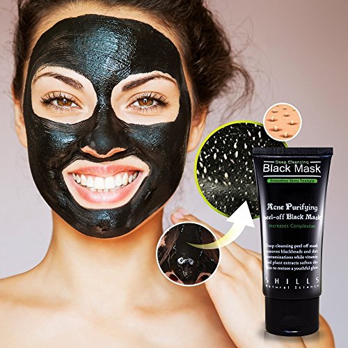 SHILLS *Top* Originale SHILLS Schwarze Acne Purifying Peel Off Aktivkohle-Maske Mitesser Pickel Akne Entferner Gesichtsmaske Tiefenreinigung Gesichtspeeling Hoch Effektiv gegen Verunreinigungen! Für eine Reine und Glatte Haut! – Keine Fälschung mit Original Siegel! - 4