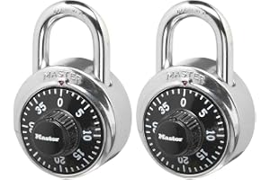 Master Lock 1500T Kombinationshänglås för skåp, 2-pack