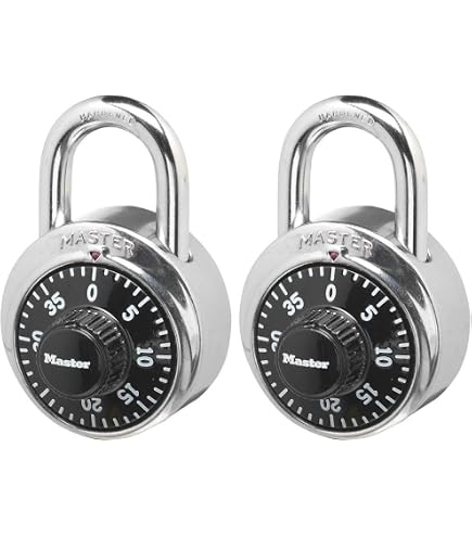 Master Lock Vorhängeschloss Reiseschloß Zahlenkombination TSA Farbl Sort