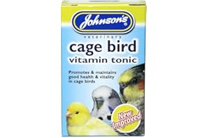 Johnsons Veterinary Products 6 x Johnson's Caged Bird Vitamin Tonic 15ml, clear