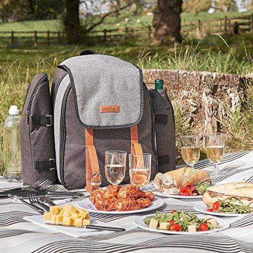VonShef Picknick-Rucksack mit Decke für 4 Personen - 3