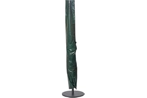 Woodside Jumbo Outdoor Garden Cantilever/Banana Parasol Umbrella Cover 0.24-0.45m x 1.92m / 0.75ft-1.4ft x 6.25ft