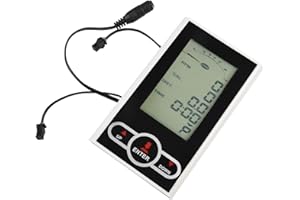 EpheyFIF Tachimetro per bicicletta, monitor LCD per cyclette, tachimetro per cyclette, macchine ellittiche, monitor per bici fisse