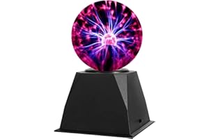 Osairous Sfera al Plasma, 10CM Lampada al Plasma Magica, Lampada Plasma Nebulosa Sensibile al Tocco e al Suono per Feste Decorazioni, Regalo, Novità Luce a Sfera Giocattolo