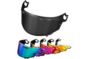 PSLER Helmet Visor for ARIA RX-7V Renegade-V RX-7X REO XD Regent-X VAS-V Corsair-X Quantum-X Signet-X Defiant-X Concept-X,Tinted Visor Motorbike Helmet Face Shield Accessories(Black)