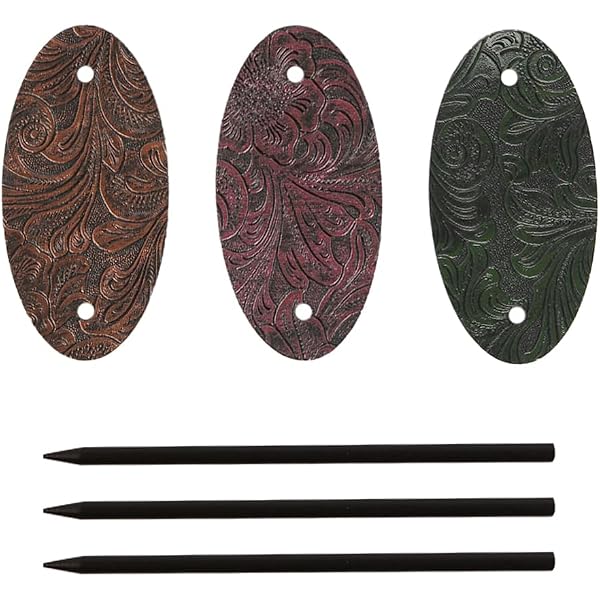 Yussti Haarklammern Damen Aus Kunstrindleder - Quadratisches Cowboy-Design Für Western-Look