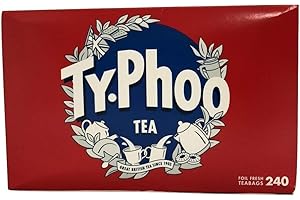 Thé Typhoo AONELAS 160 sachets - Sacs de thé noir pour le petit déjeuner