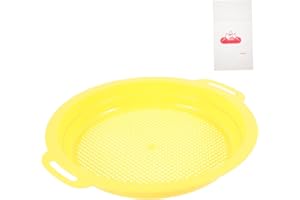 NAMOARLY 1 Set to rotate gold sifter cable tie Sand screening machine Handheld filter disc netdisc panning mesh pan mine sifting pan filter pan Accessories potted plant Sandbag Mesh sieve
