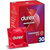 Durex Feel Close Slim Condom 30s, Standard Fit