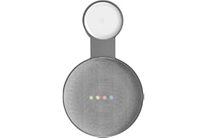 Baaletc Soporte de Pared Outlet para Google Home Mini/Nest Mini (2nd Gen) Asistente de Altavoz, Altavoz Inteligente, Manejo de Cable Incorporado
