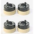 The Transparet Vintage Bakelite Power Switch ISI Mark & BIS Certified- 16ampere,250olts with Ceramic Base (Standard Size, Black) Set of 4…..