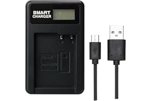 FUGASUN PAN DMW-BLC12 DMW BLC12 LCD Einzelladegerät Ladegerät für Panasonic Lumix FZ1000, FZ200, FZ300, G5, G6, G7, GH2, DMC-GX8