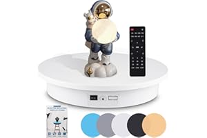 BAOSHISHAN Plateau tournant électrique 40kg 40cm avec télécommande Plateau tournant à 360 degrés pour Photographie Stand d'exposition