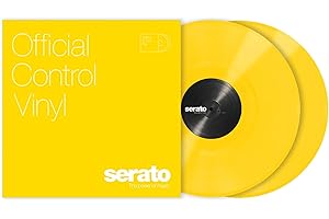 12" Serato Control Vinyl - Standard Colors - Yellow (PAIR)