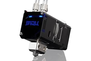 BIGTREETECH BIQU H2O Dual Gear Extruder, Efficient Water Recirculation Cooling, Hardened Steel Hotend Working Temperature 500 °C, Lightweight Extruder with Direct Drive for Ender/CR10/B1