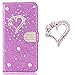 Produktbild Leder Wallet Sparkle Bling Glitzer Strass Diamant Flip für Samsung A50