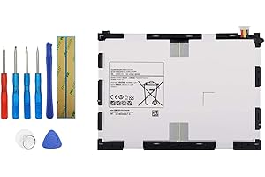 VVSIALEEK AKKEE EB-BT550ABE Tablet Akku für Samsung Galaxy Tab A 9.7" SM-T550 SM-P550 SM-T555C SM-T555 SM-P351 SM-P555 Series EB-BT550ABA 3.8V 22.8Wh 6000mAh with Tools
